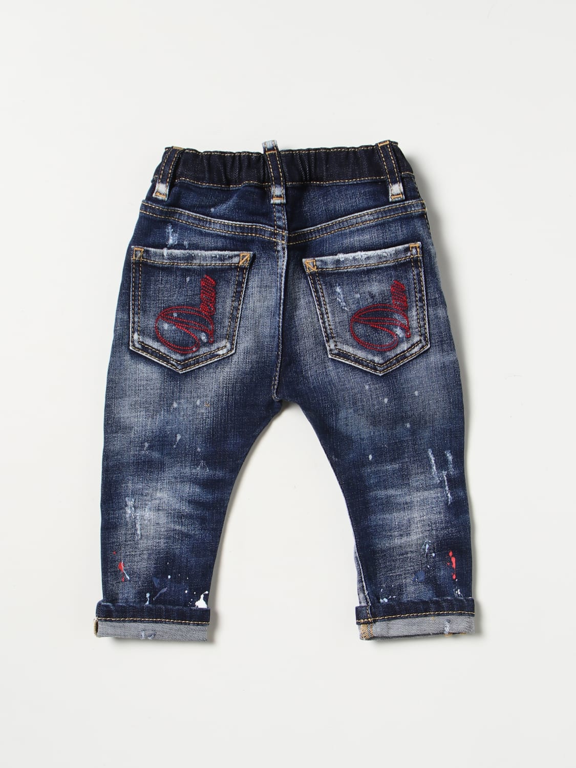Overwinnen Ontwaken Aardbei Dsquared2 Junior Outlet: jeans for baby - Blue | Dsquared2 Junior jeans  DQ01TCD0A07 online on GIGLIO.COM
