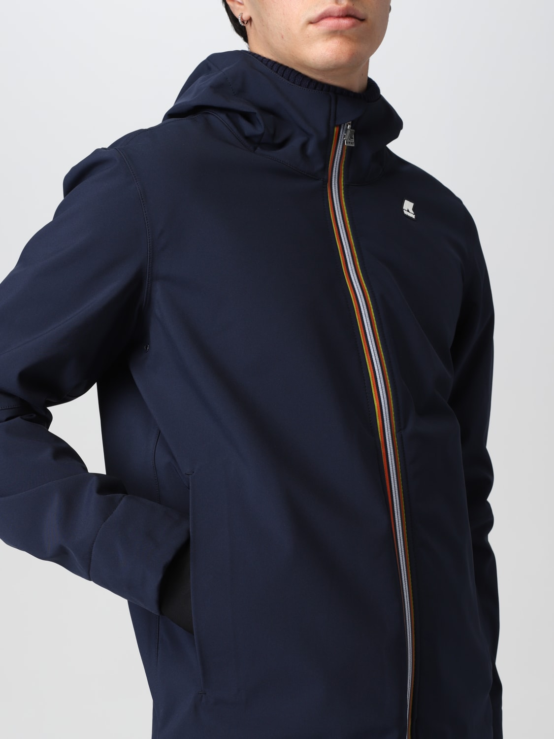 K-Way Outlet: jacket for man Blue jacket K7118IW online on GIGLIO.COM