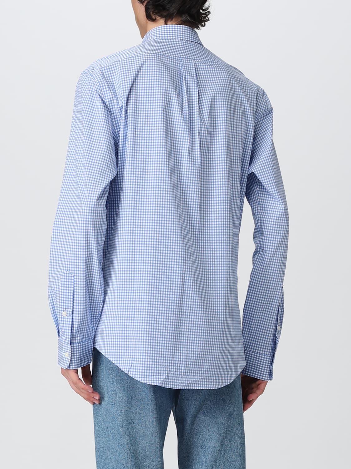 Polo Ralph Lauren Outlet: shirt for man - Sky Blue | Polo Ralph Lauren ...