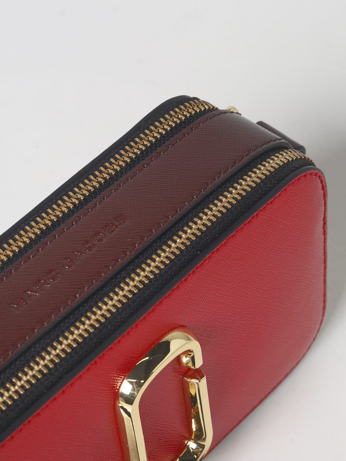 Marc Jacobs Black & Red 'The Snapshot' Shoulder Bag