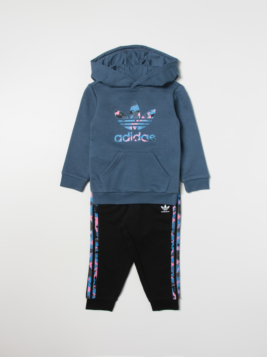 binair Of later raken ADIDAS ORIGINALS: clothing set for boys - Blue | Adidas Originals clothing  set HK0330 online on GIGLIO.COM