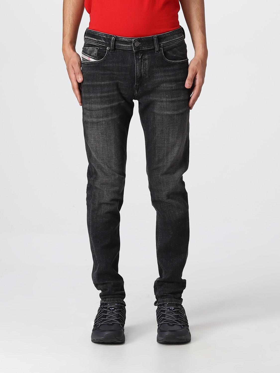 DIESEL: jeans for man - Black Diesel jeans A0359509D88 online on