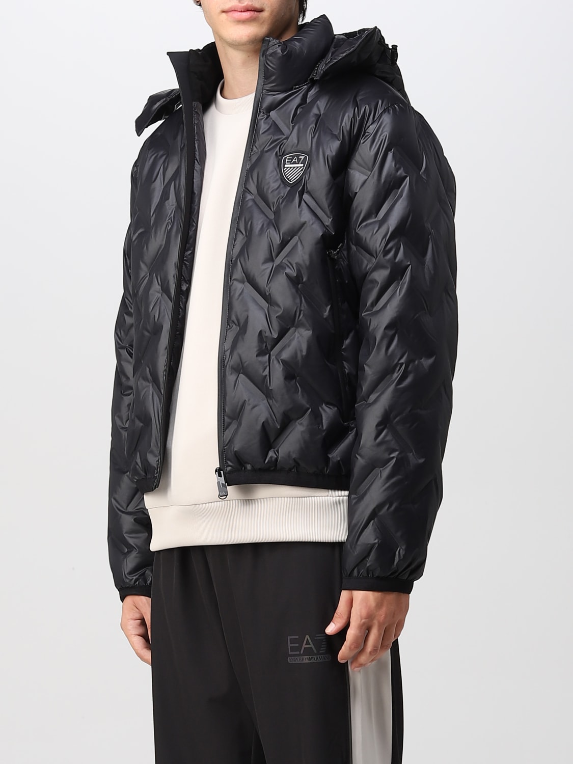 Ea7 Outlet: jacket for man - Black Ea7 6LPB64PN8MZ online GIGLIO.COM