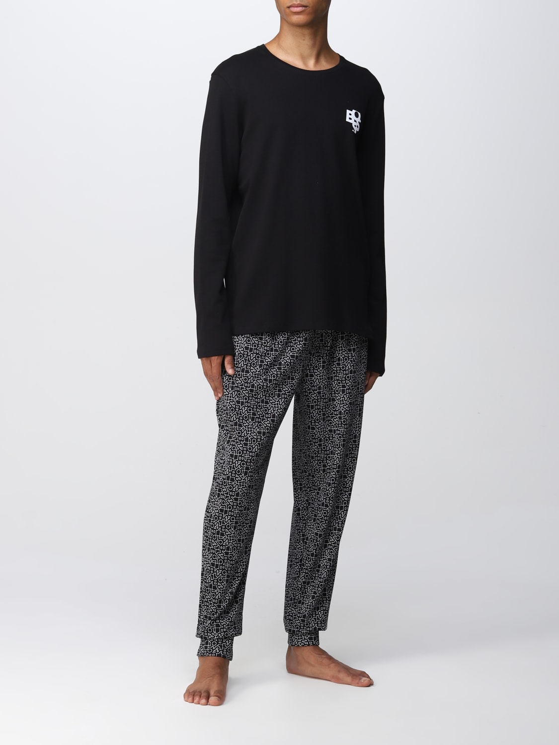 BOSS: pajamas for man - Black | Boss pajamas 50479316 online at GIGLIO.COM