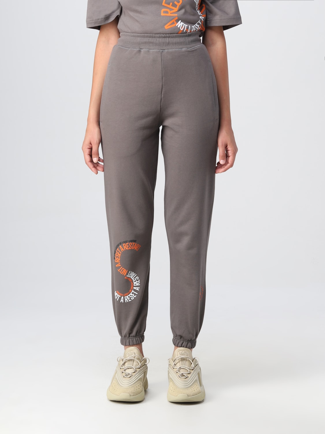 Adidas By Stella Outlet: pants for woman Grey Adidas By Mccartney pants IB5909 online on GIGLIO.COM