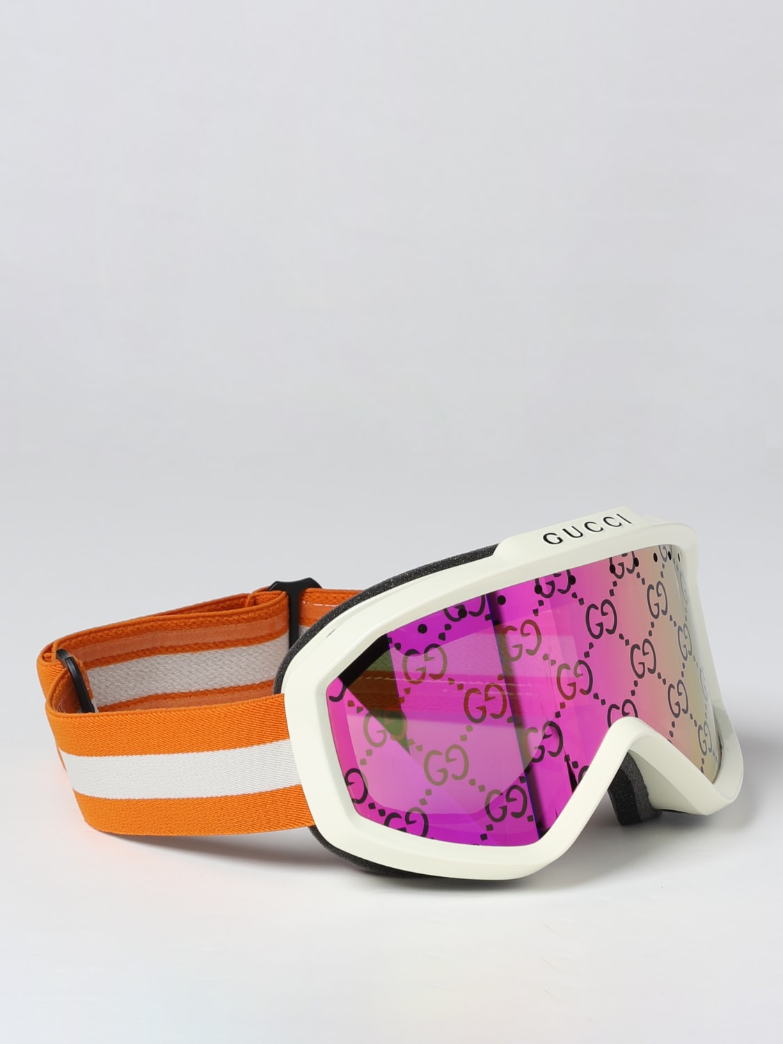 Gucci Logo Ski goggles in Gray for Men