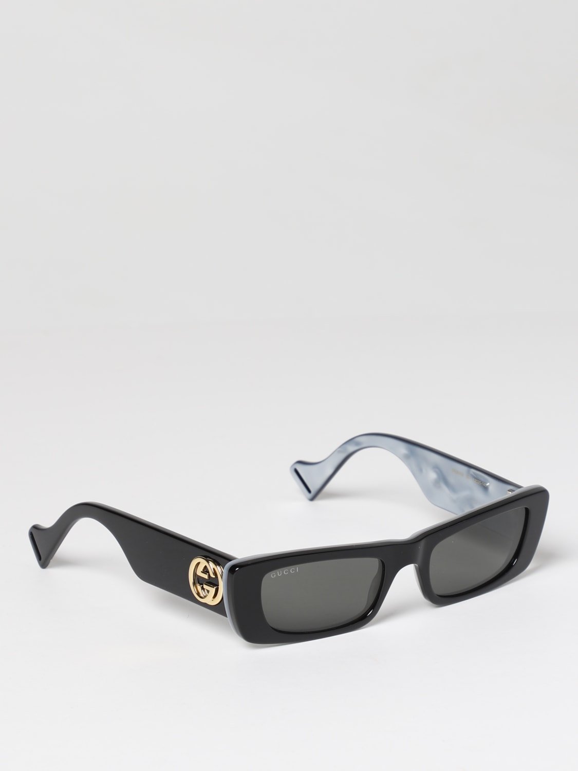 GUCCI: sunglasses for woman - Black | Gucci GG0516S online at GIGLIO.COM