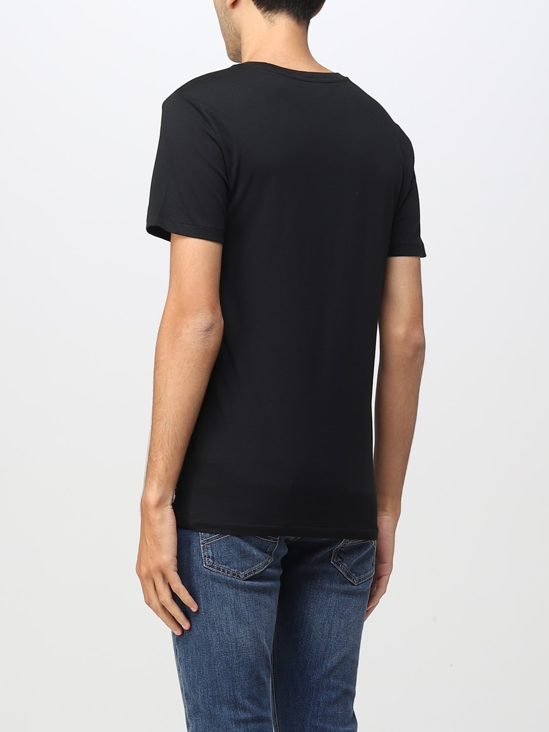 POLO RALPH LAUREN: t-shirt for man - Black | Polo Ralph Lauren t-shirt ...