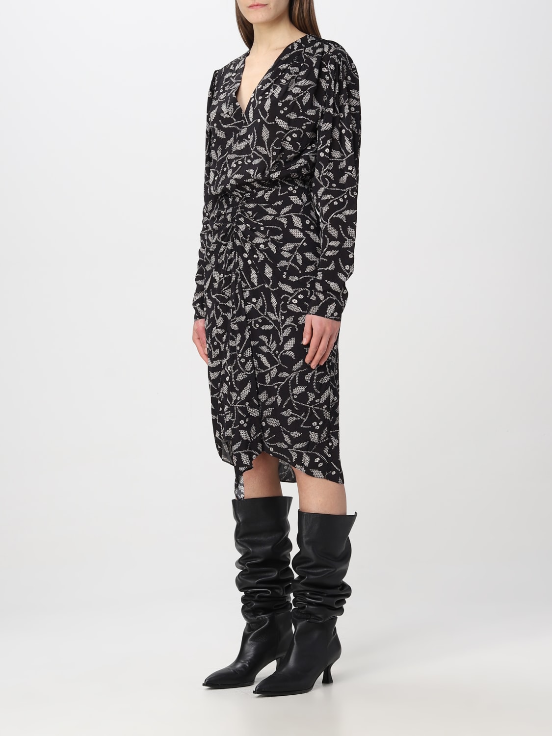 ISABEL MARANT ETOILE: dress for woman - Black | Marant dress online at GIGLIO.COM