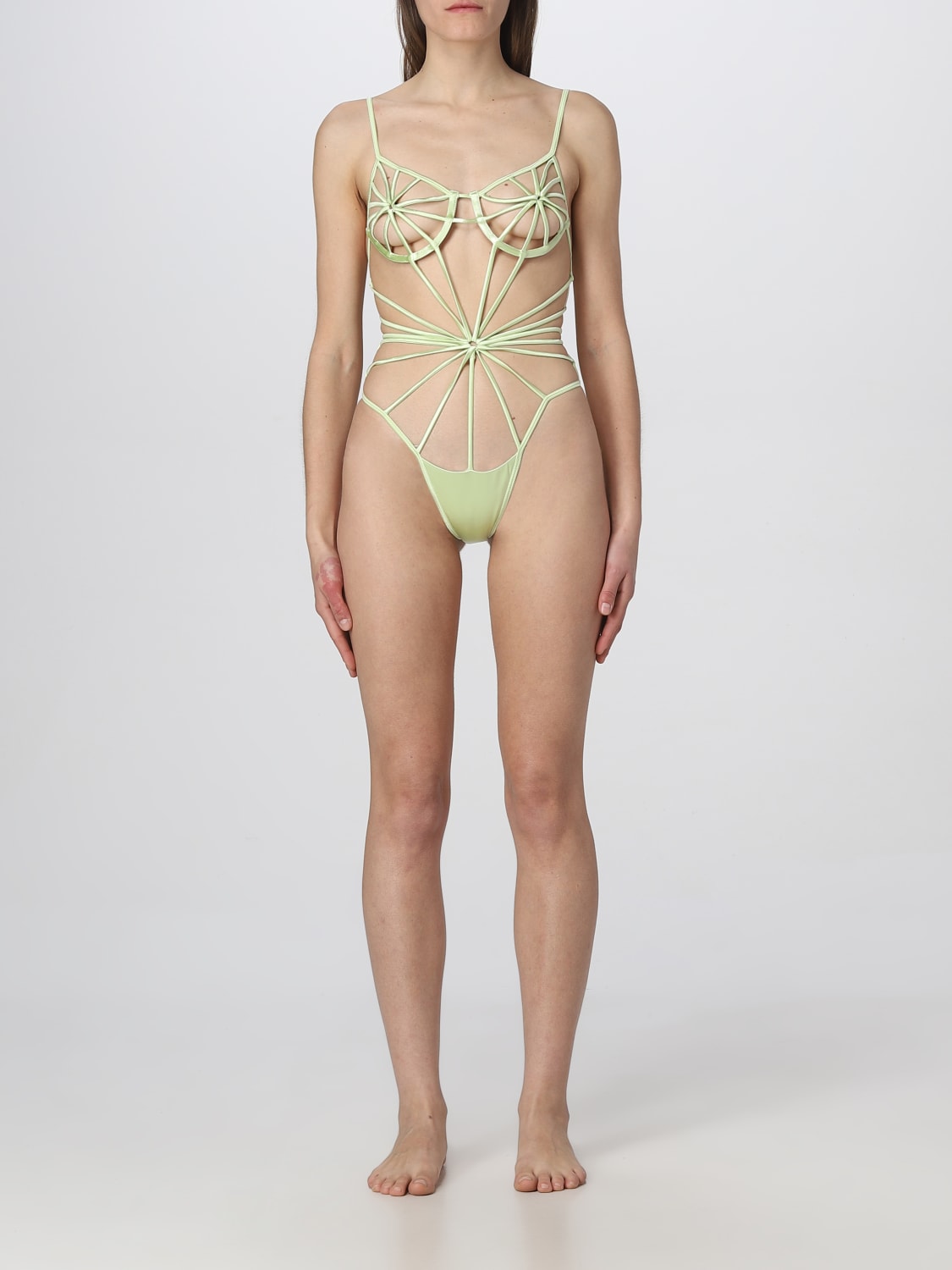 ISA BOULDER: body for woman - Green | Isa Boulder body 22DR20