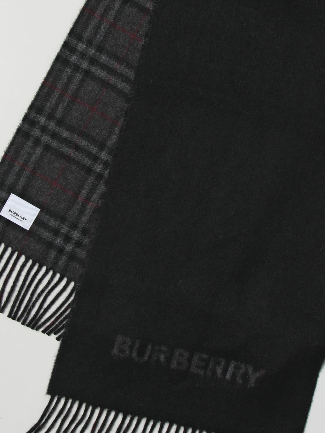 scarf - Black | Burberry 8063869 online on GIGLIO.COM