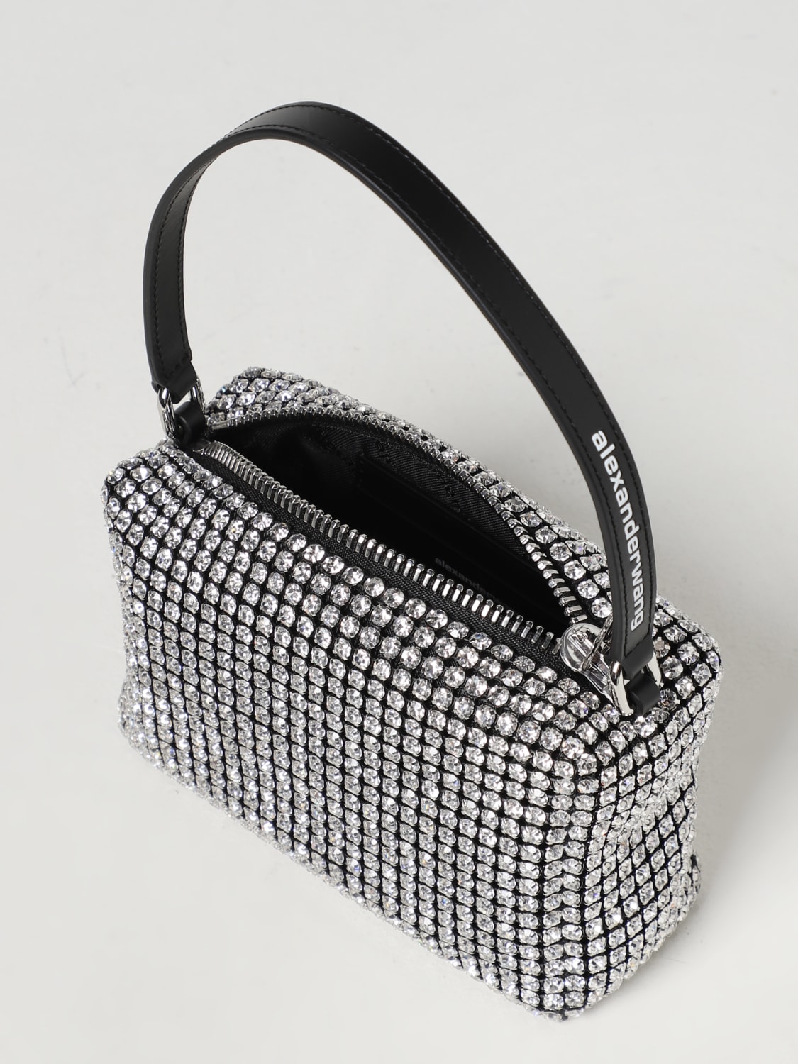 Alexander Wang Outlet: Wangloc bag in leather and crystals
