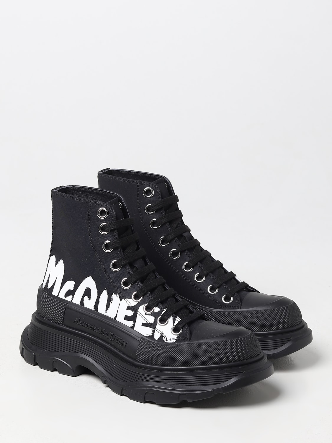 ALEXANDER MCQUEEN Women Tread Slick Chunky Ankle Boots – Atelier New York