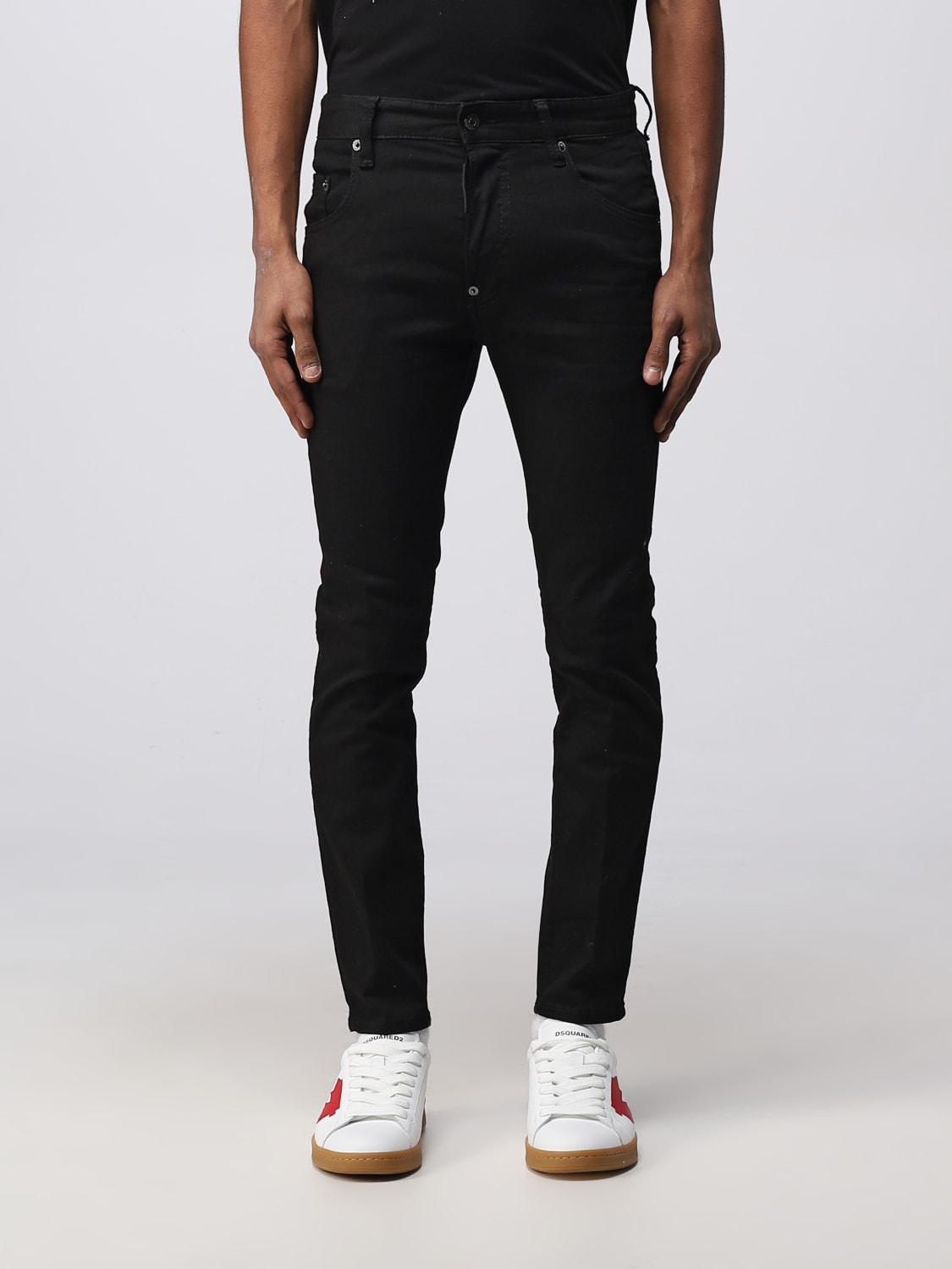 Pantalone Dsquared2: Jeans Dsquared2 in cotone nero 2