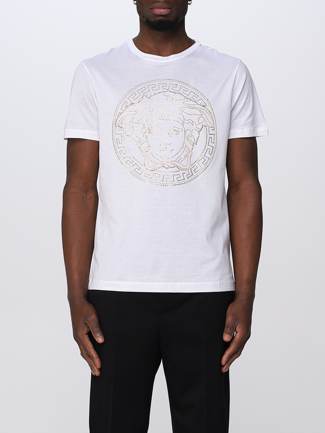 Versace - White Cotton Medusa T-Shirt