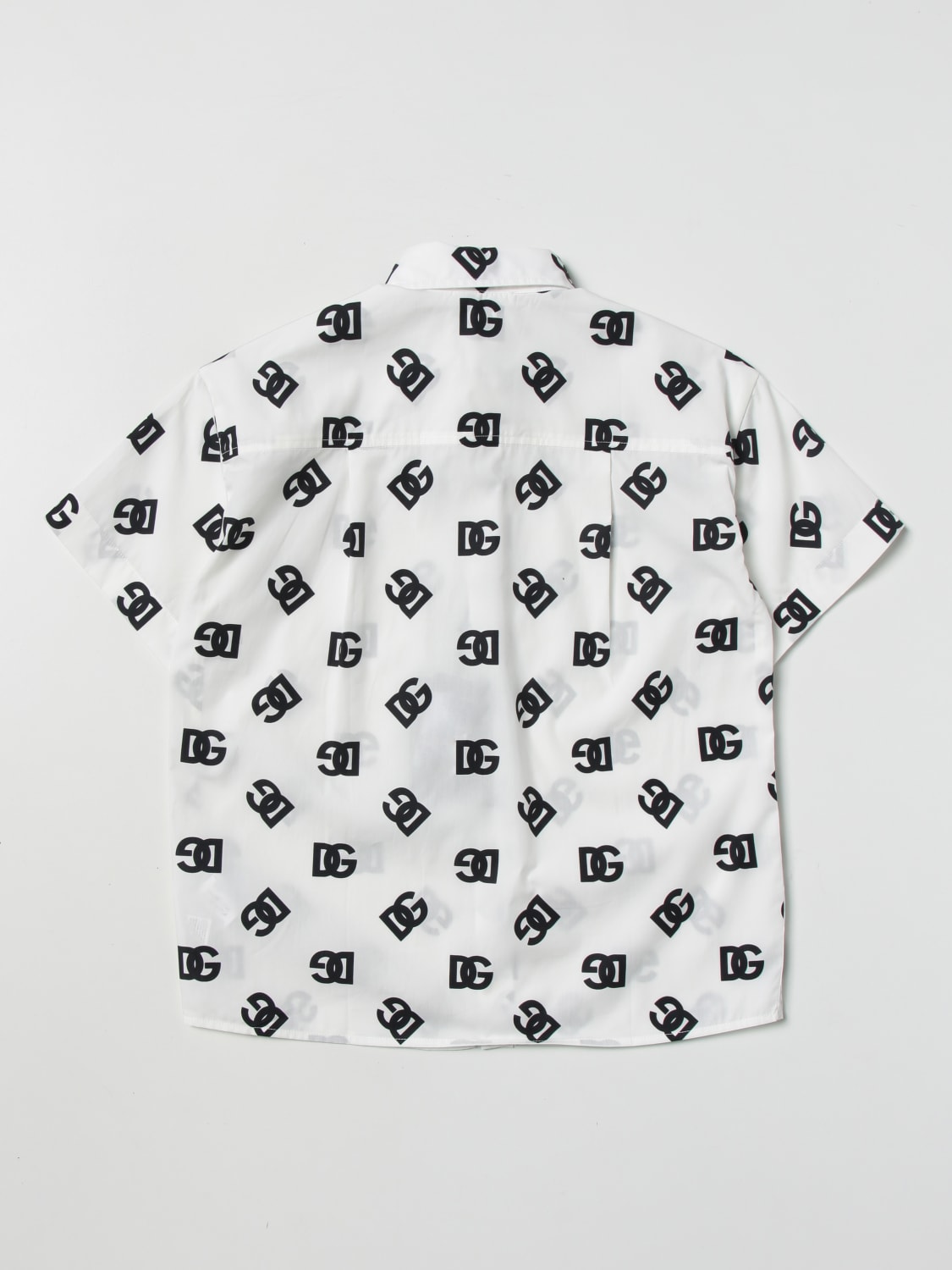 Dolce&Gabbana Black Printed Cotton Shirt