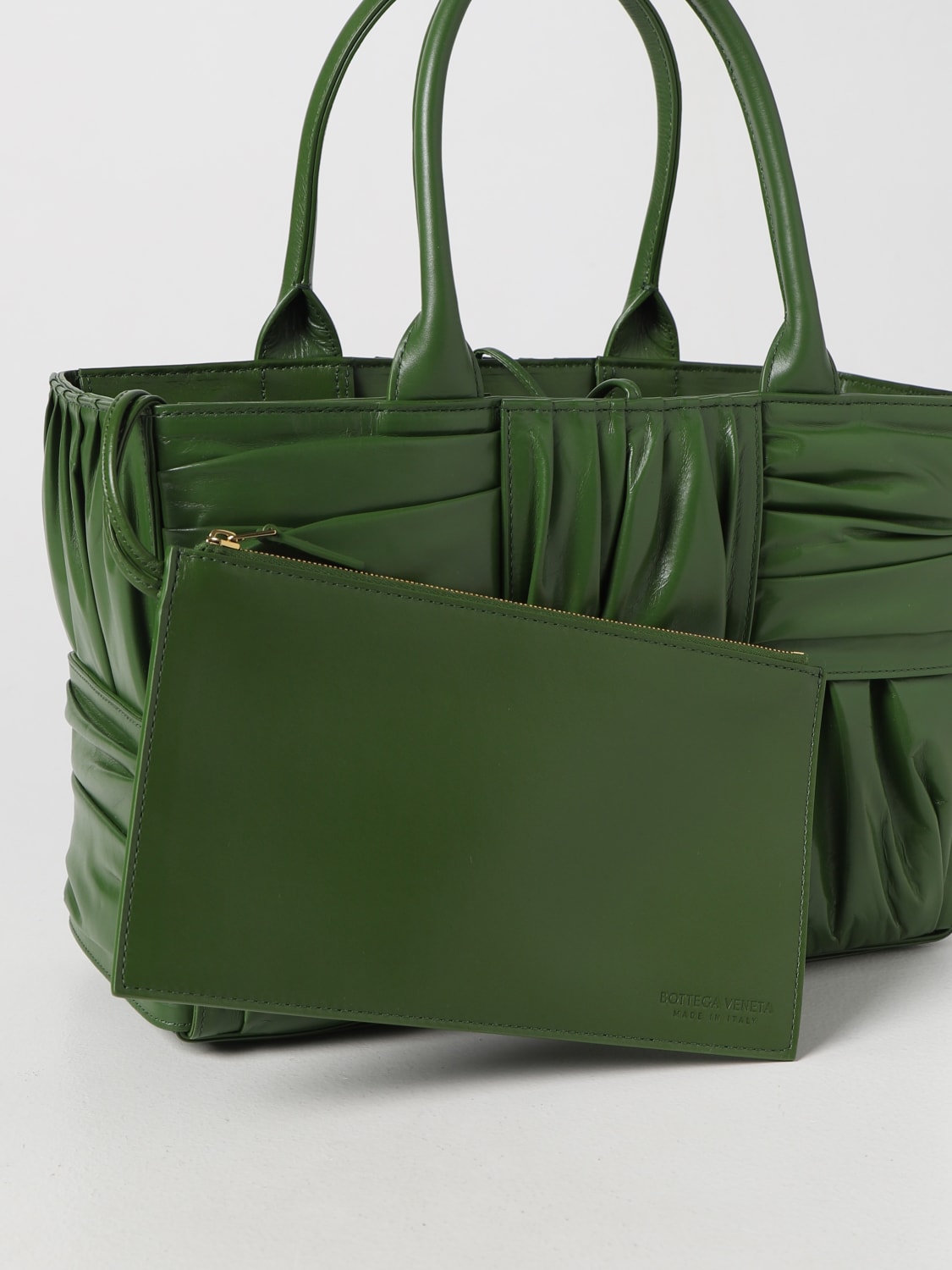 Bottega Veneta Handbags Women Leather Green