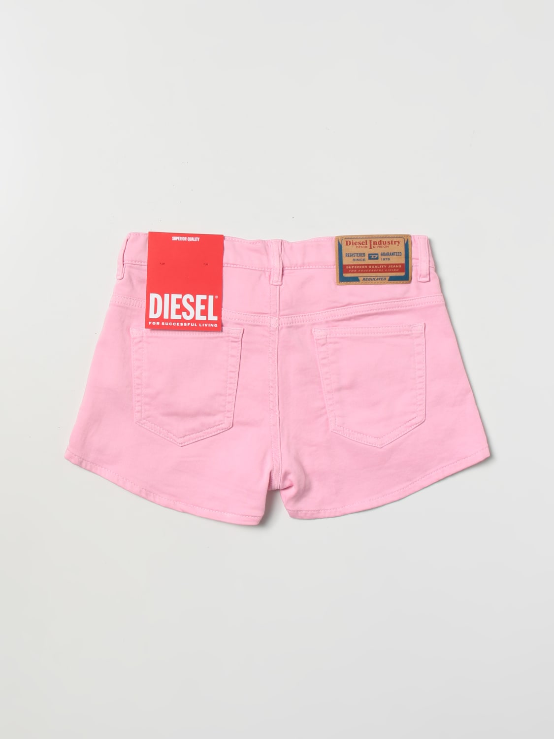 DIESEL：ショートパンツ 女の子 - ピンク | GIGLIO.COMオンラインの