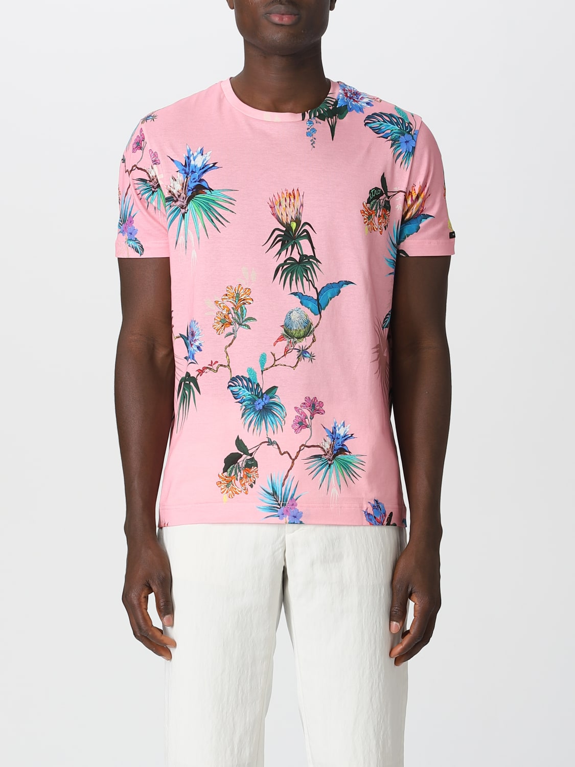 ETRO：Tシャツ メンズ - ピンク | GIGLIO.COMオンラインのEtro Tシャツ