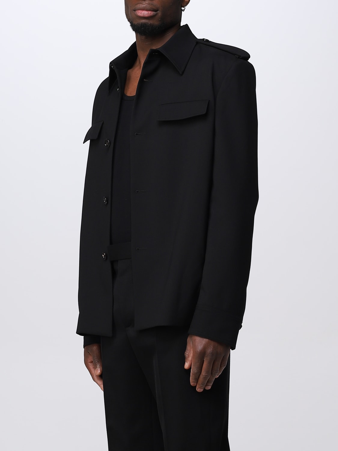 BOTTEGA VENETA: wool jacket - Black | Bottega Veneta jacket