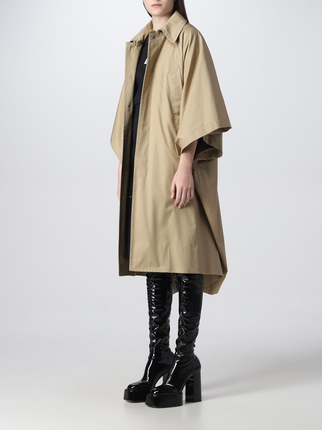 Mm6 Maison Margiela Outlet: trench coat for woman - Beige | Mm6