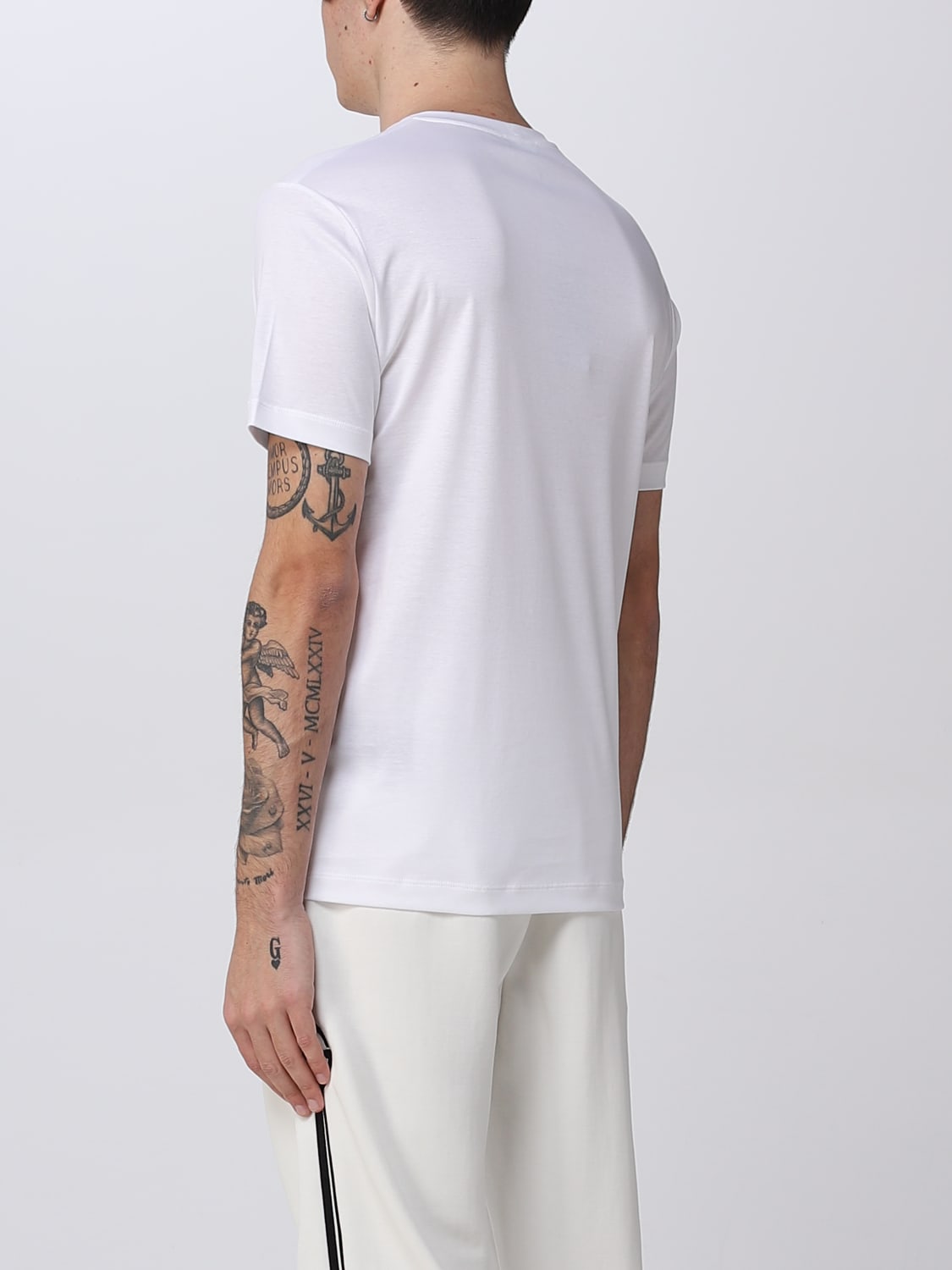 Giorgio Armaniアウトレット：Tシャツ メンズ - ホワイト | GIGLIO.COM