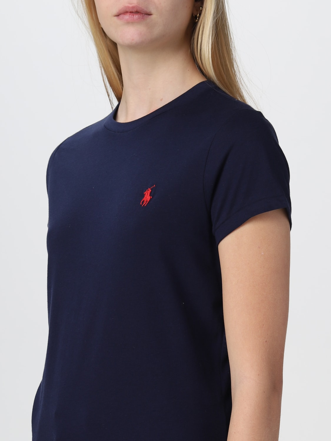 POLO RALPH LAUREN：Tシャツ レディース - ブルー | GIGLIO.COM