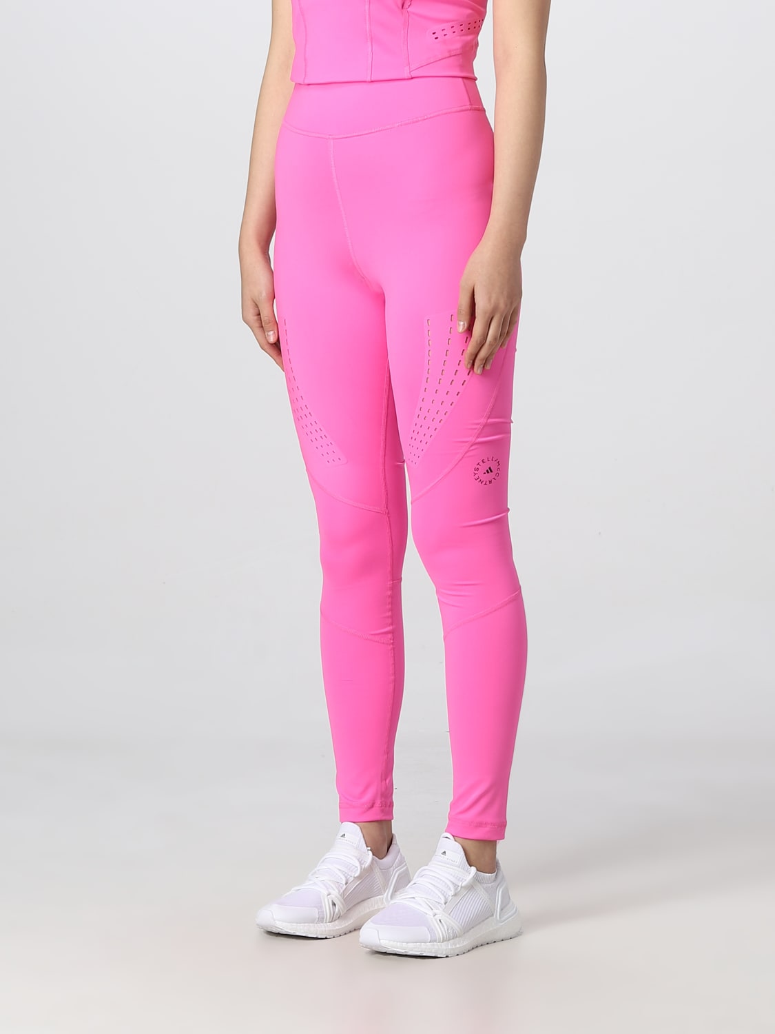 Adidas By Stella Mccartney pants for woman - Pink | Adidas By Stella Mccartney pants HS1735 GIGLIO.COM