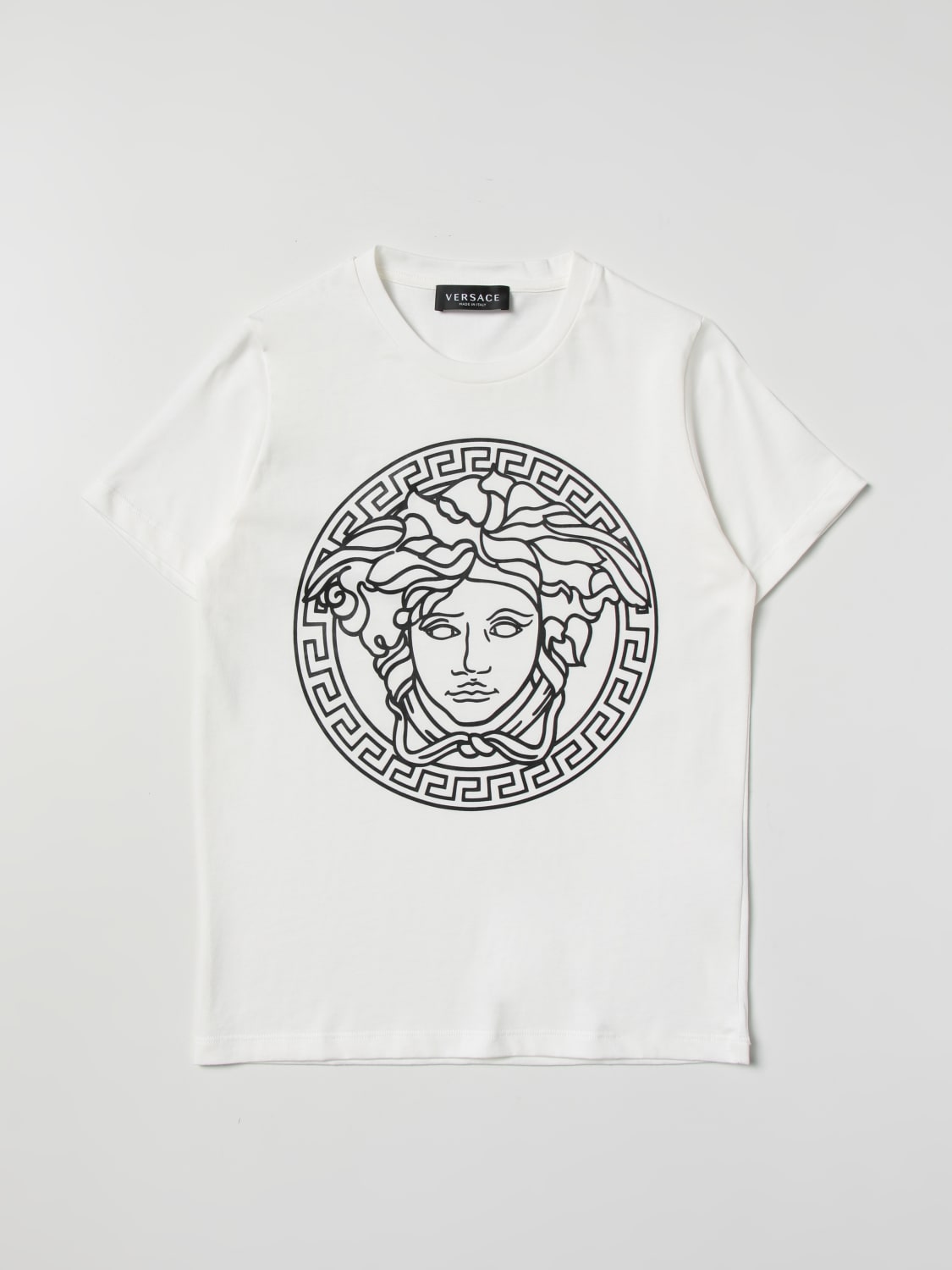 Young Versace Outlet: t-shirt for boys - White  Young Versace t-shirt  10002391A04767 online at