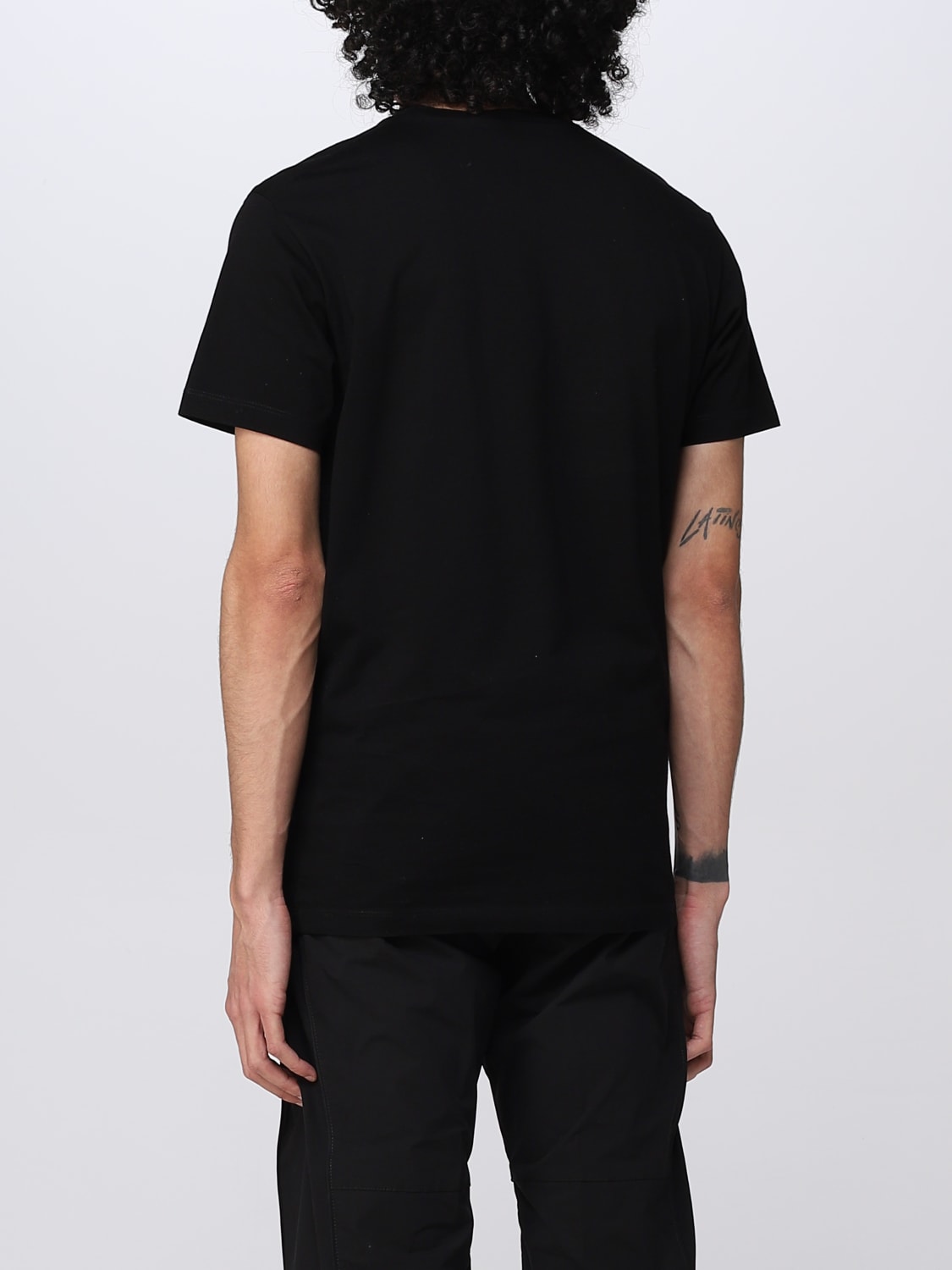 Dsquared2 Outlet: T-shirt men - Black | Dsquared2 t-shirt ...