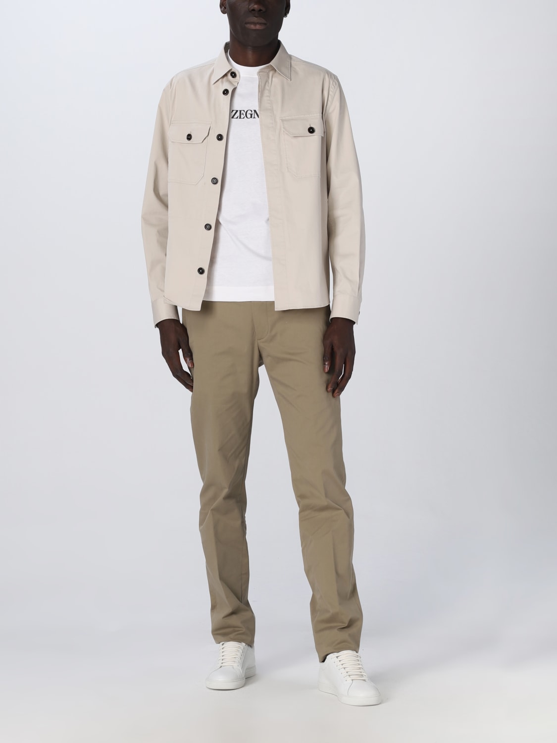 ZEGNA: jacket for man - Beige | Zegna jacket UBV16A5SOT8 online on ...