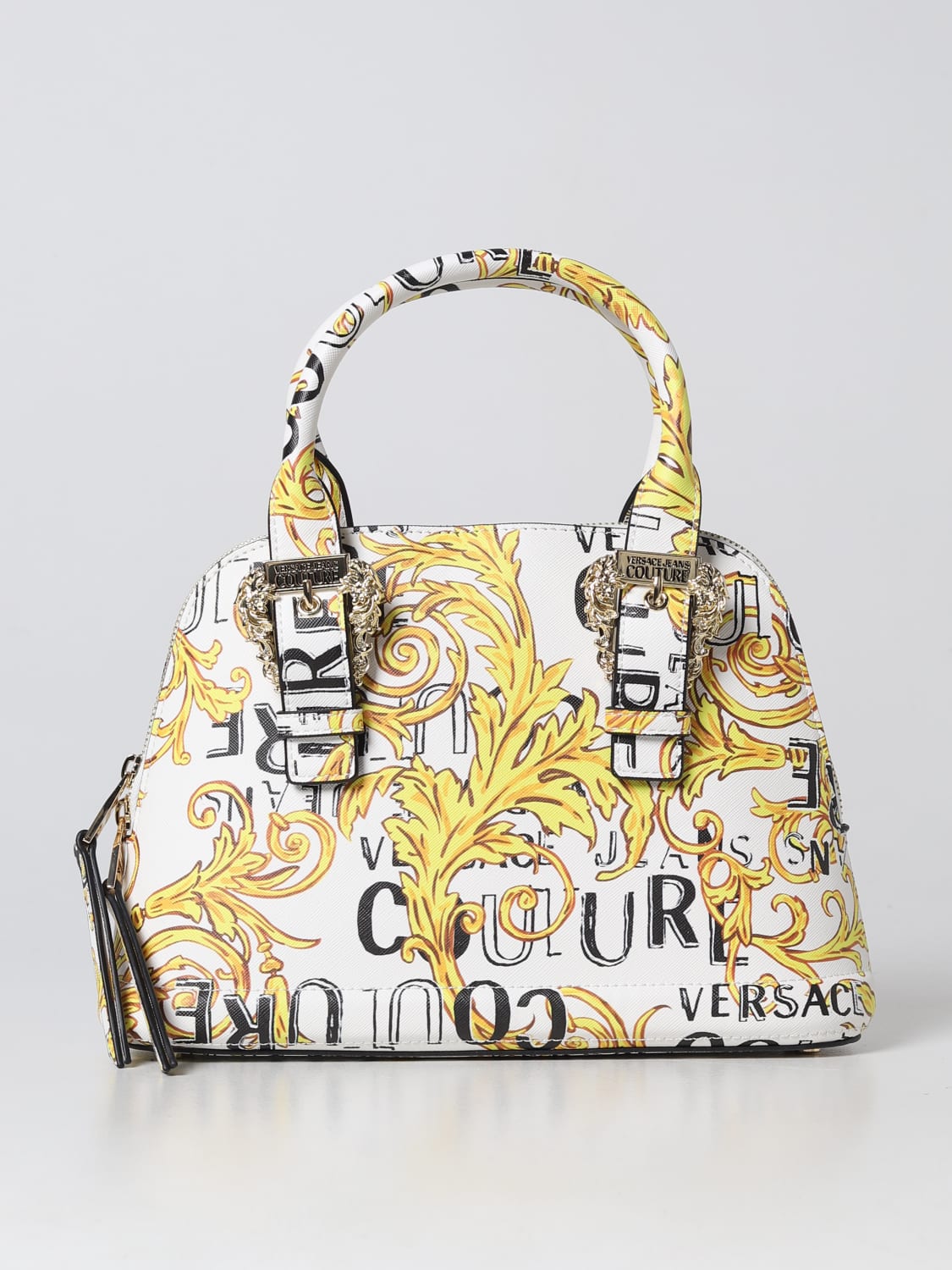 VERSACE JEANS COUTURE ハンドバッグ ホワイト