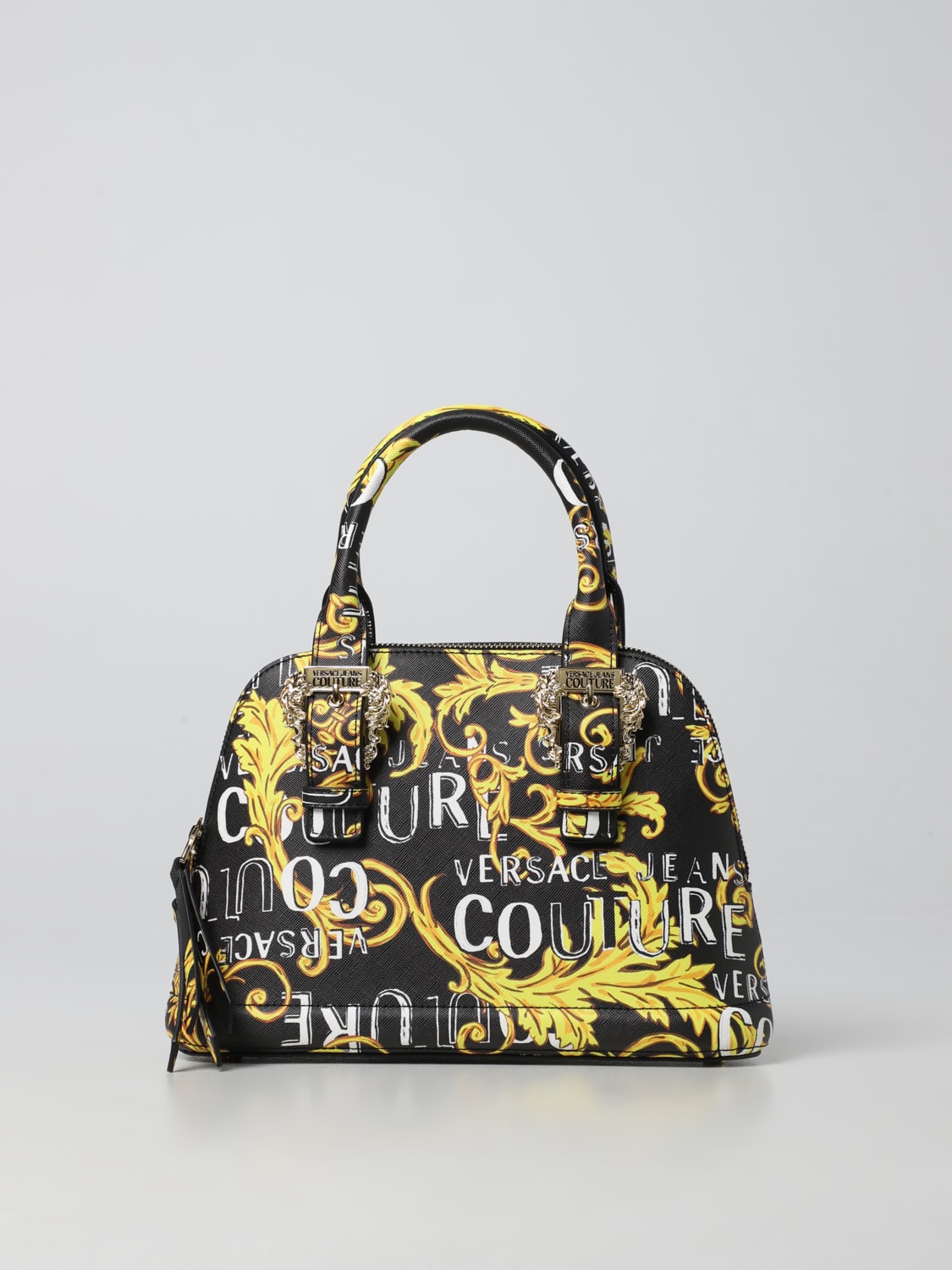 VERSACE JEANS COUTURE ハンドバッグ バロック ブラック