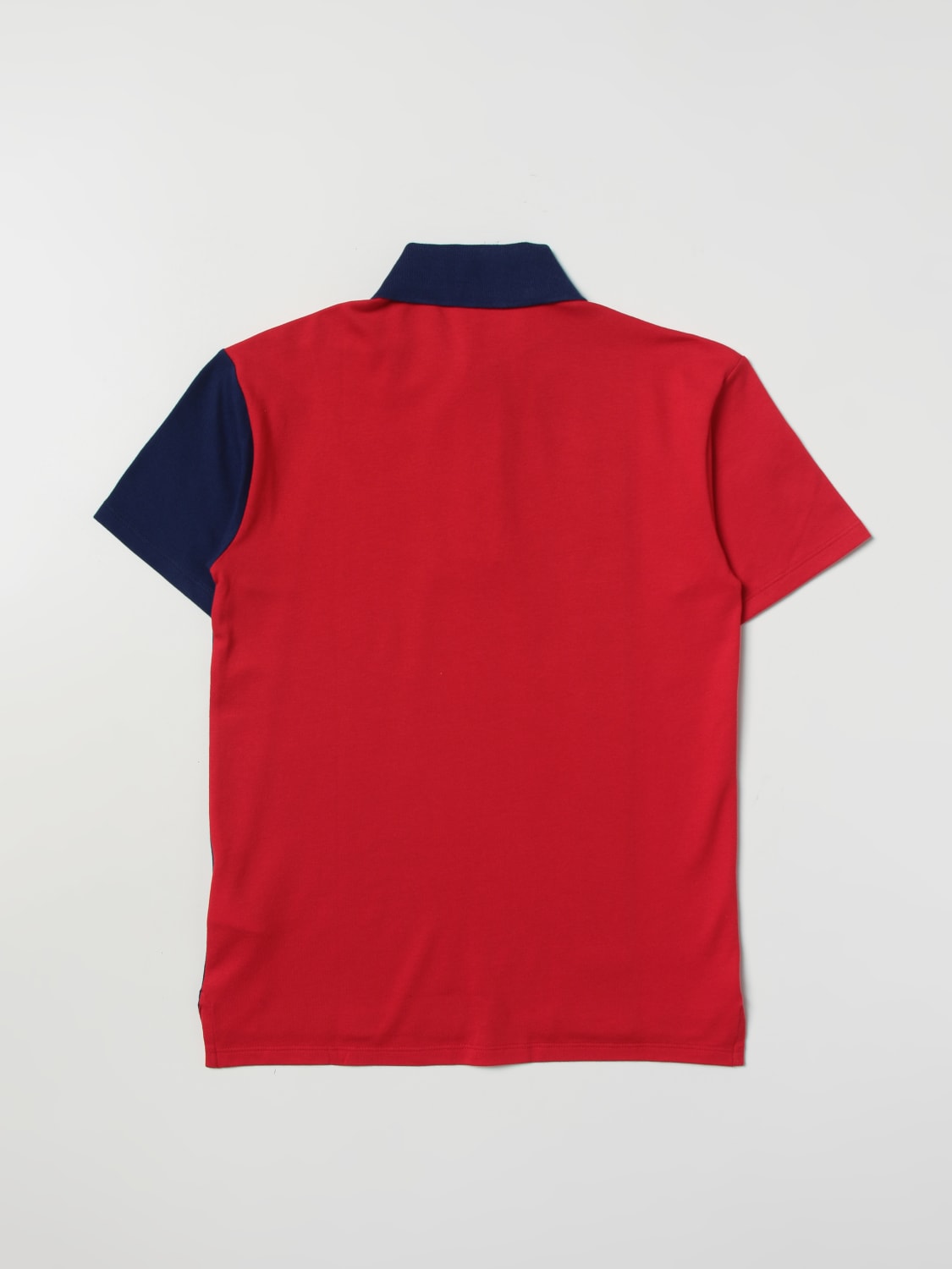 GUCCI: polo shirt for boys - Red  Gucci polo shirt 711540XJEX7 online at