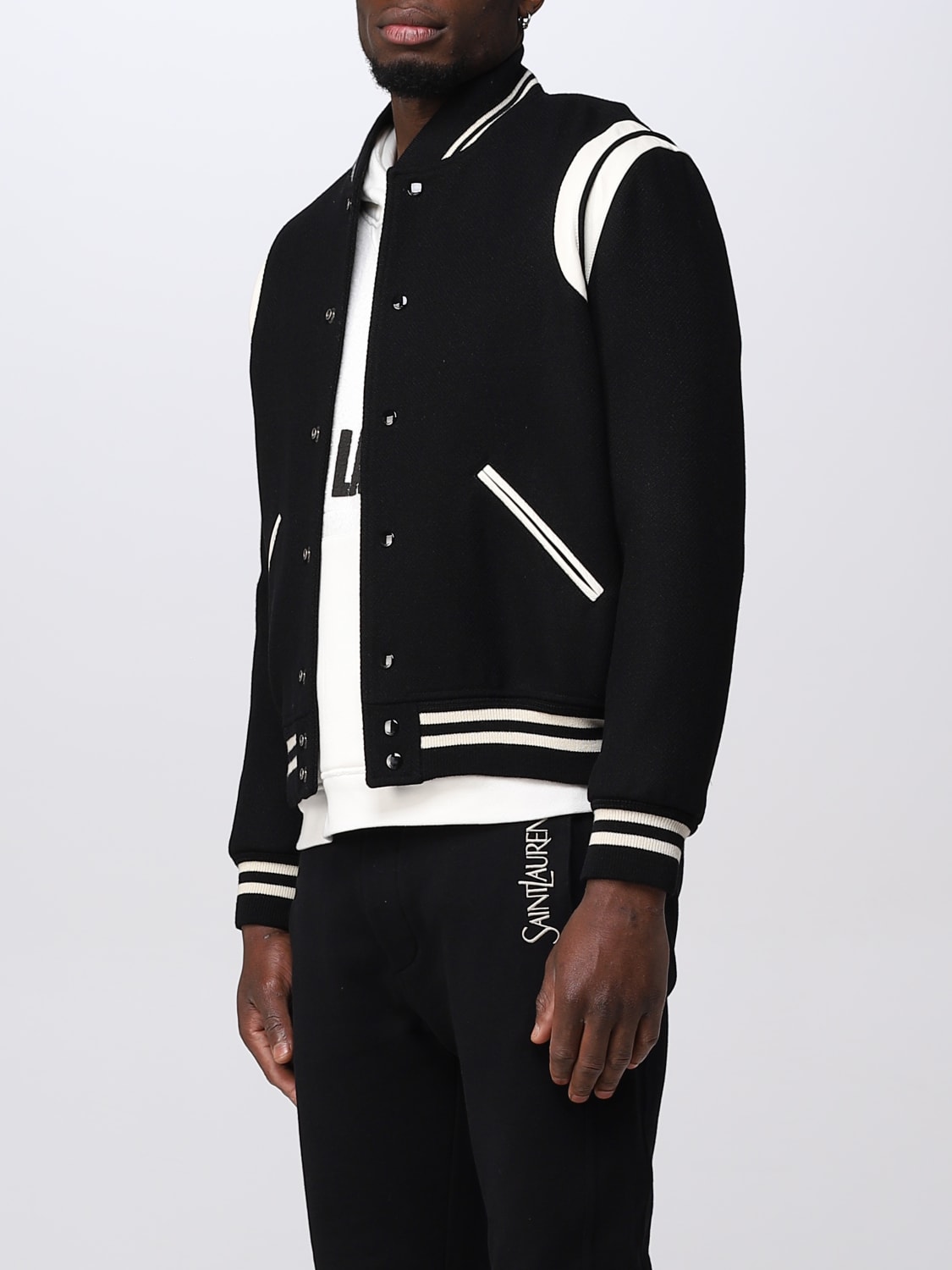 Saint Laurent Teddy jacket in wool size 48, Luxury, Apparel on