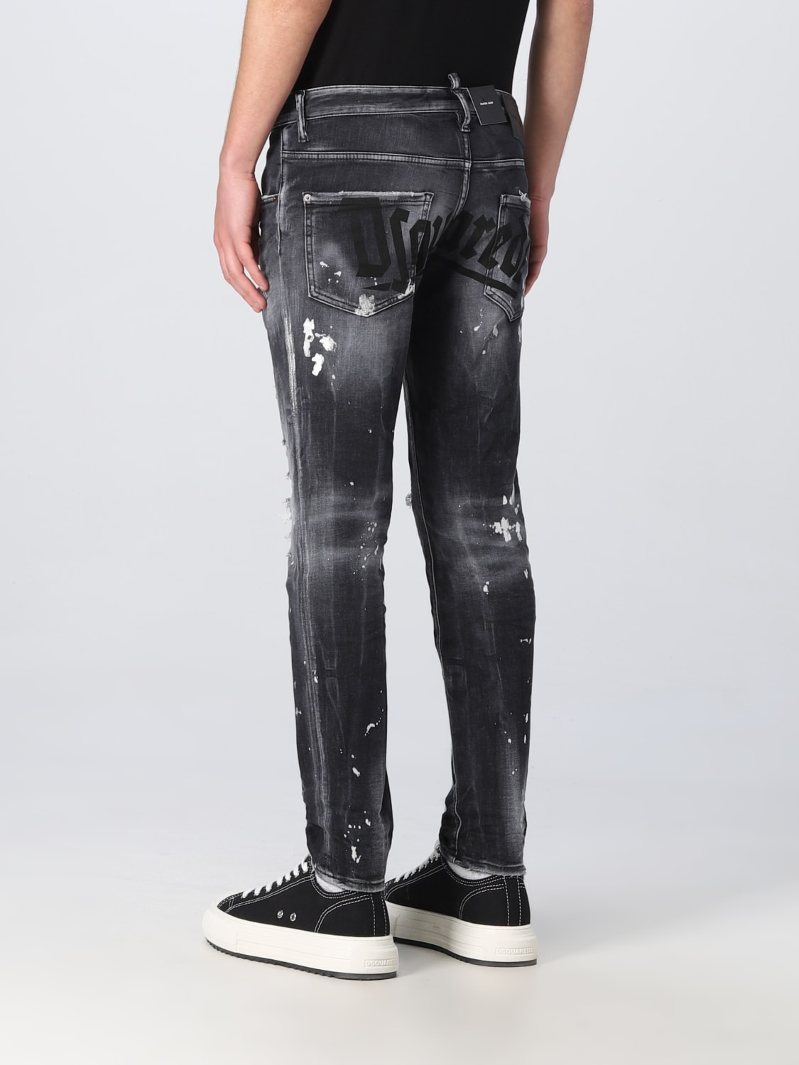 denim jeans - Black | Dsquared2 jeans online on GIGLIO.COM