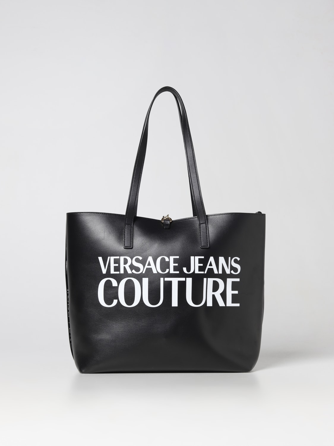 VERSACE JEANS COUTURE トートバッグ ブラック - トートバッグ