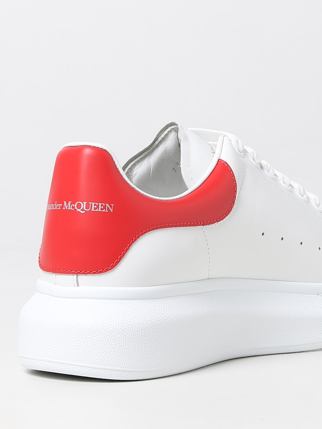 Sneakers Alexander Mcqueen: Sneakers Larry Alexander McQueen in pelle liscia bianco 2