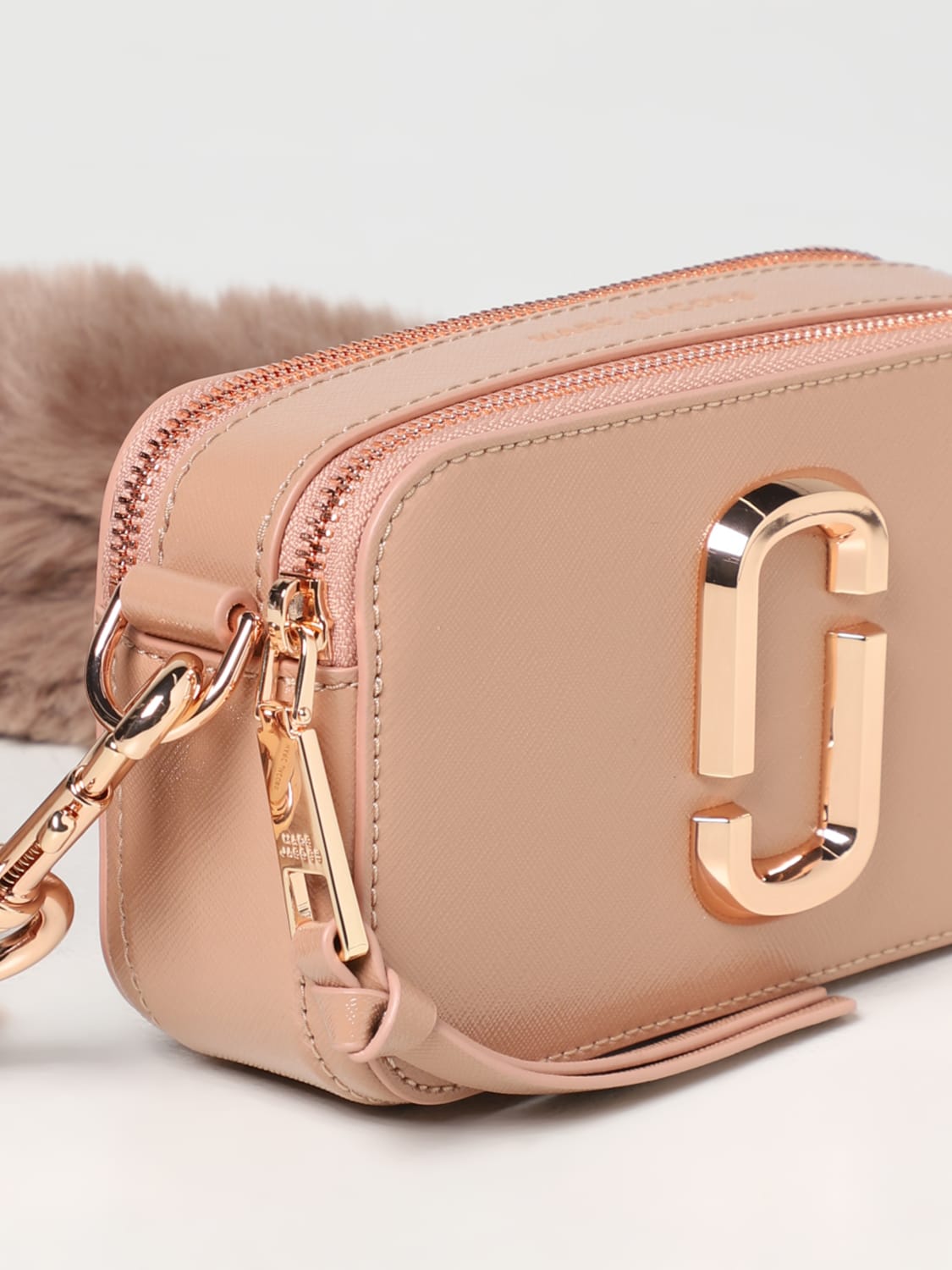 Marc Jacobs, Bags, Rosegold Marc Jacobs Snapshot Leather Crossbody