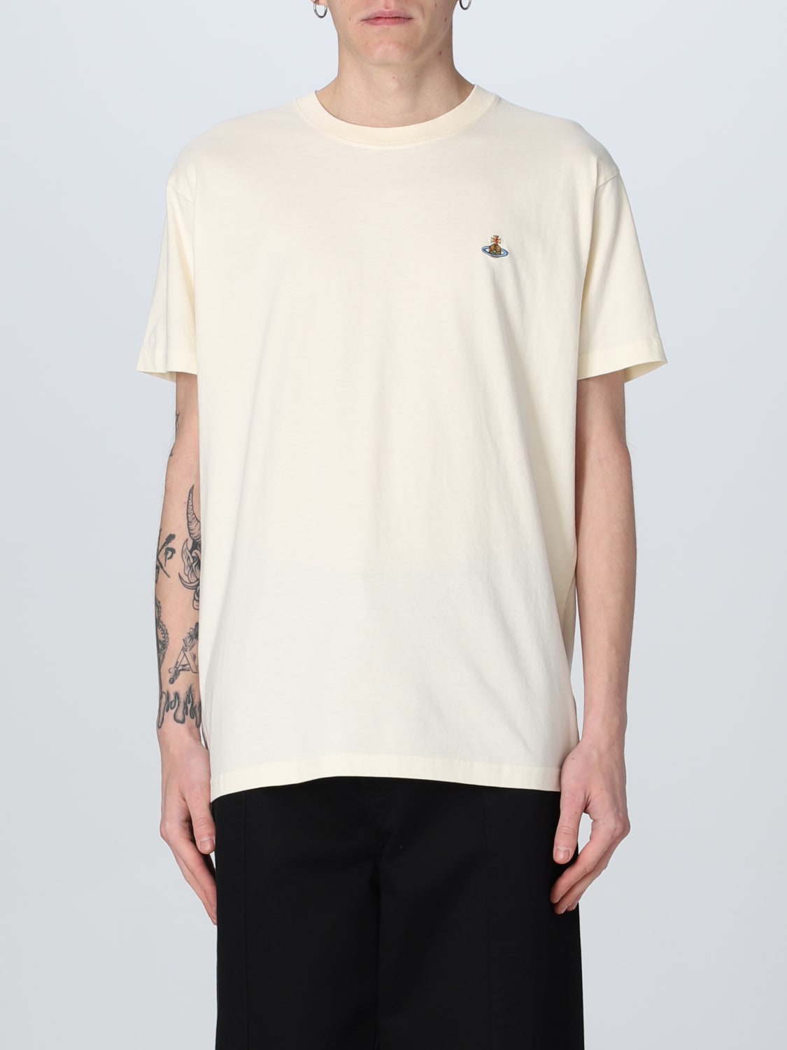 Vivienne Westwood Outlet: t-shirt for man - White 1 | Vivienne