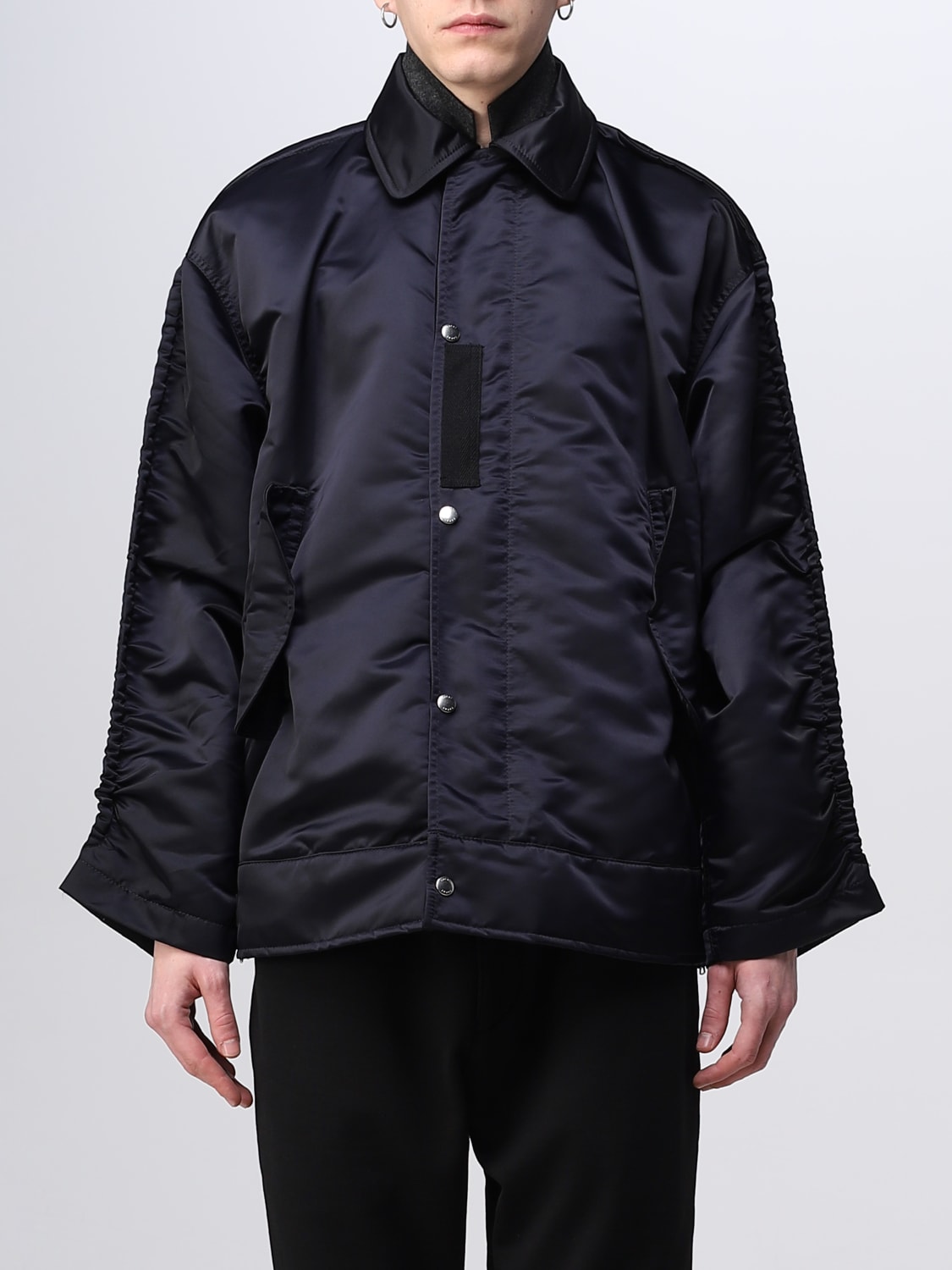 SACAI: jacket for man - Blue | Sacai jacket 2302992M online on