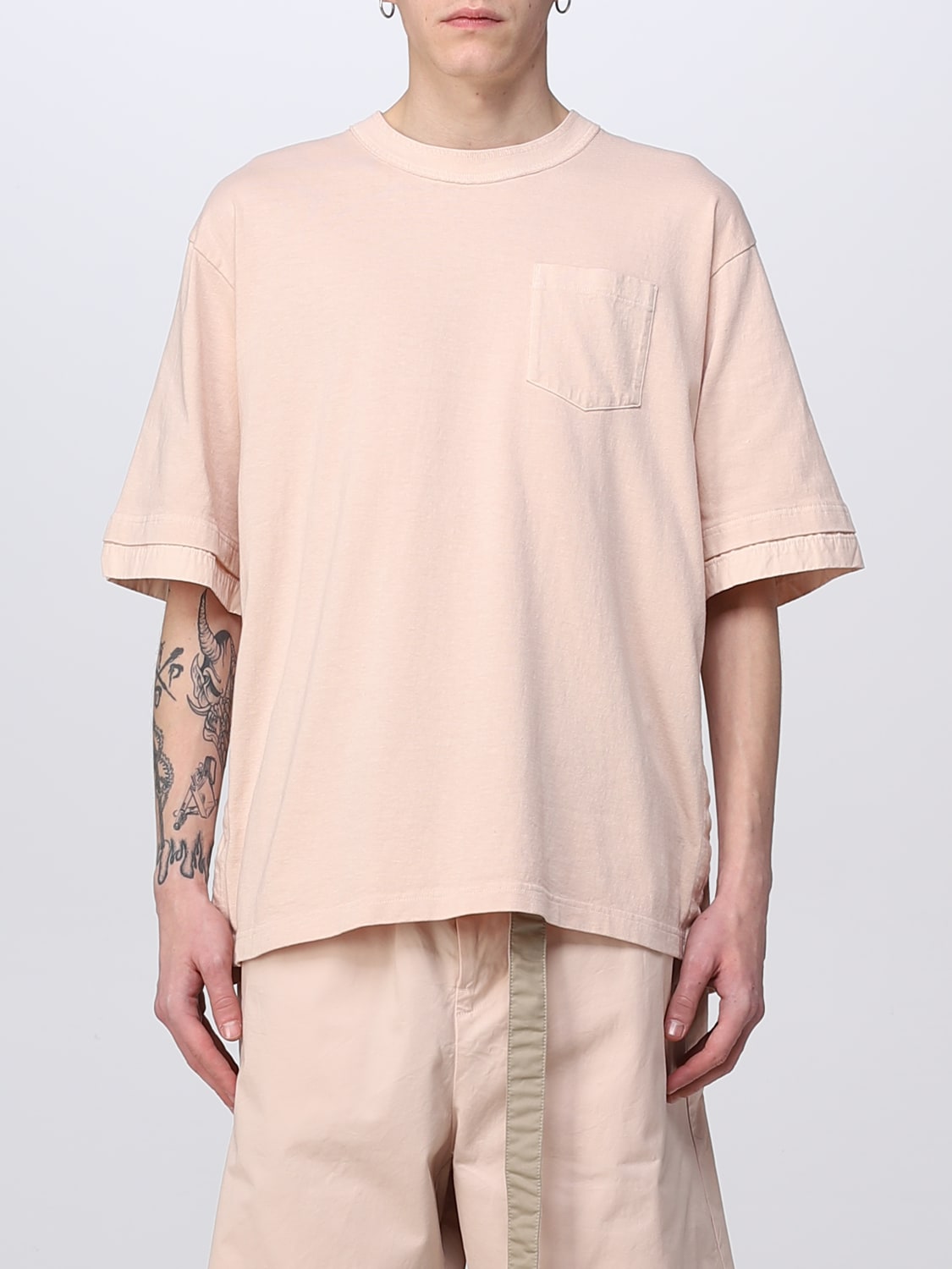 国内正規品 SACAI PLEATED HEM Tジャツ ピンク 3