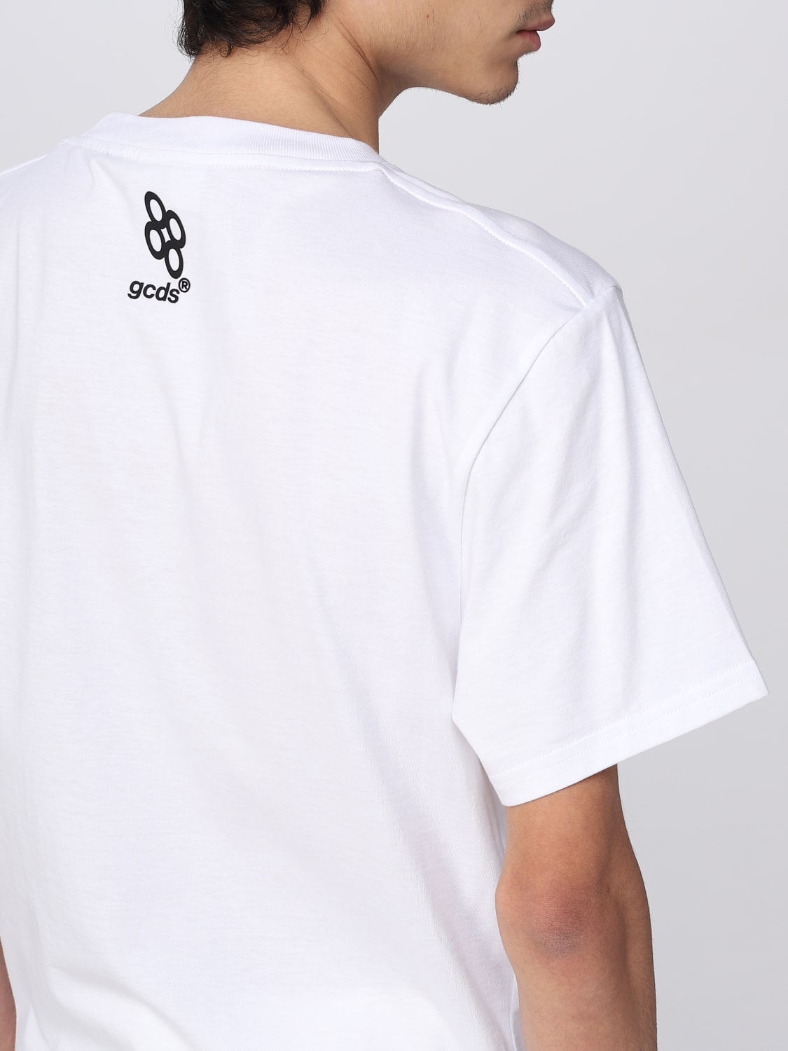 T-shirt Gcds: T-shirt Gcds con stampa logo bianco 2