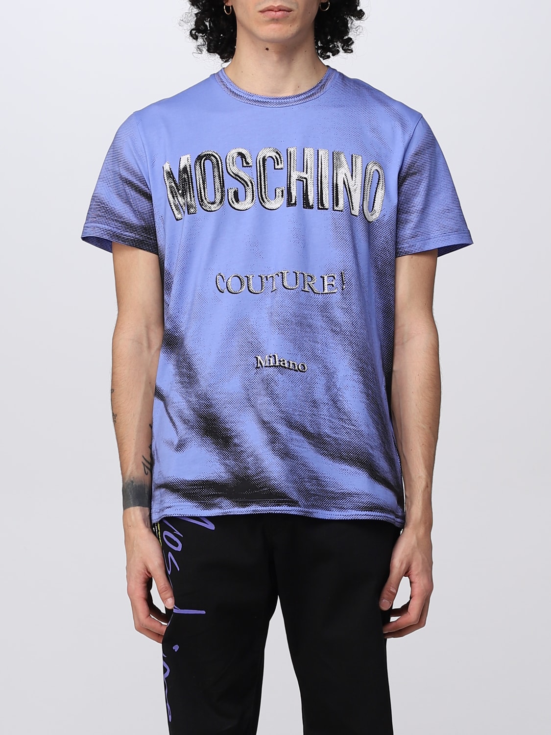 MOSCHINO COUTURE：Tシャツ メンズ - アジュール | GIGLIO.COM ...