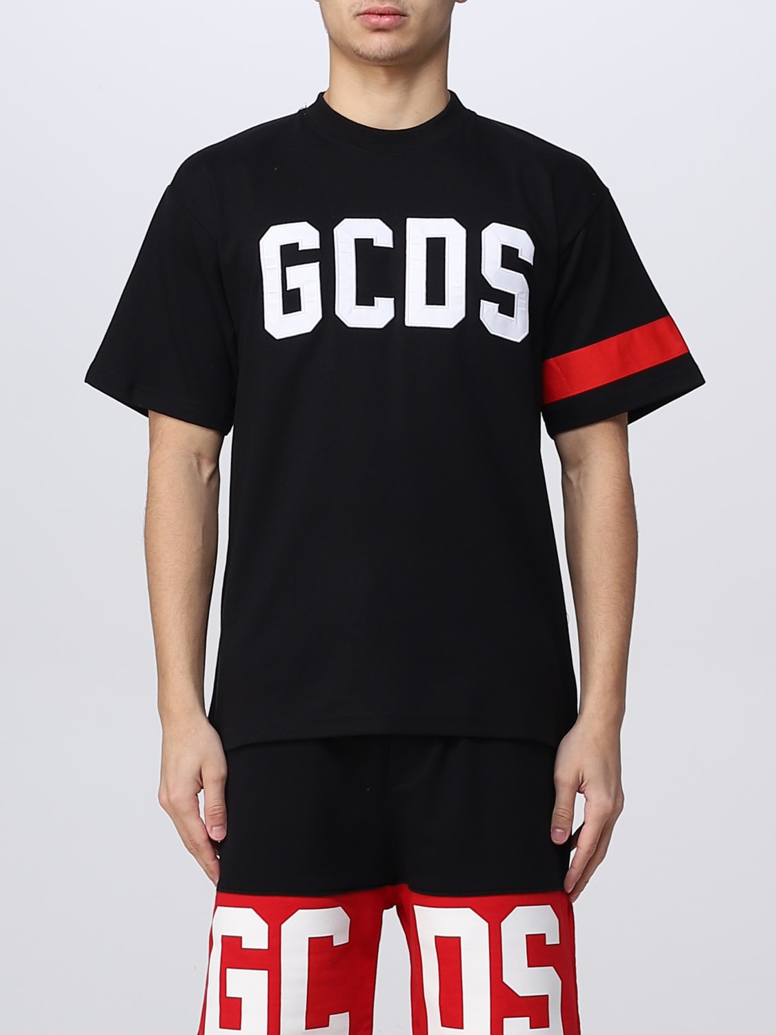 T-shirt Gcds: T-shirt Gcds con big logo nero 2