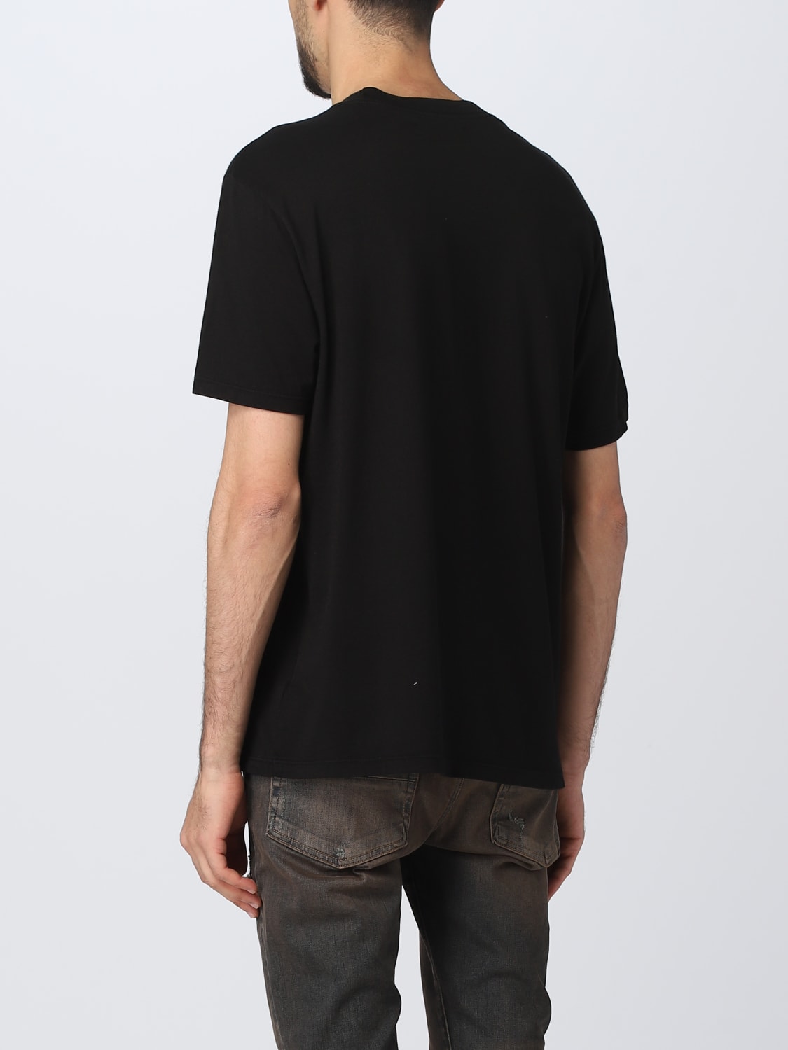 Buy Amiri Eagle Bleach Out Tee 'Black' - MJGT016 001 BLAC