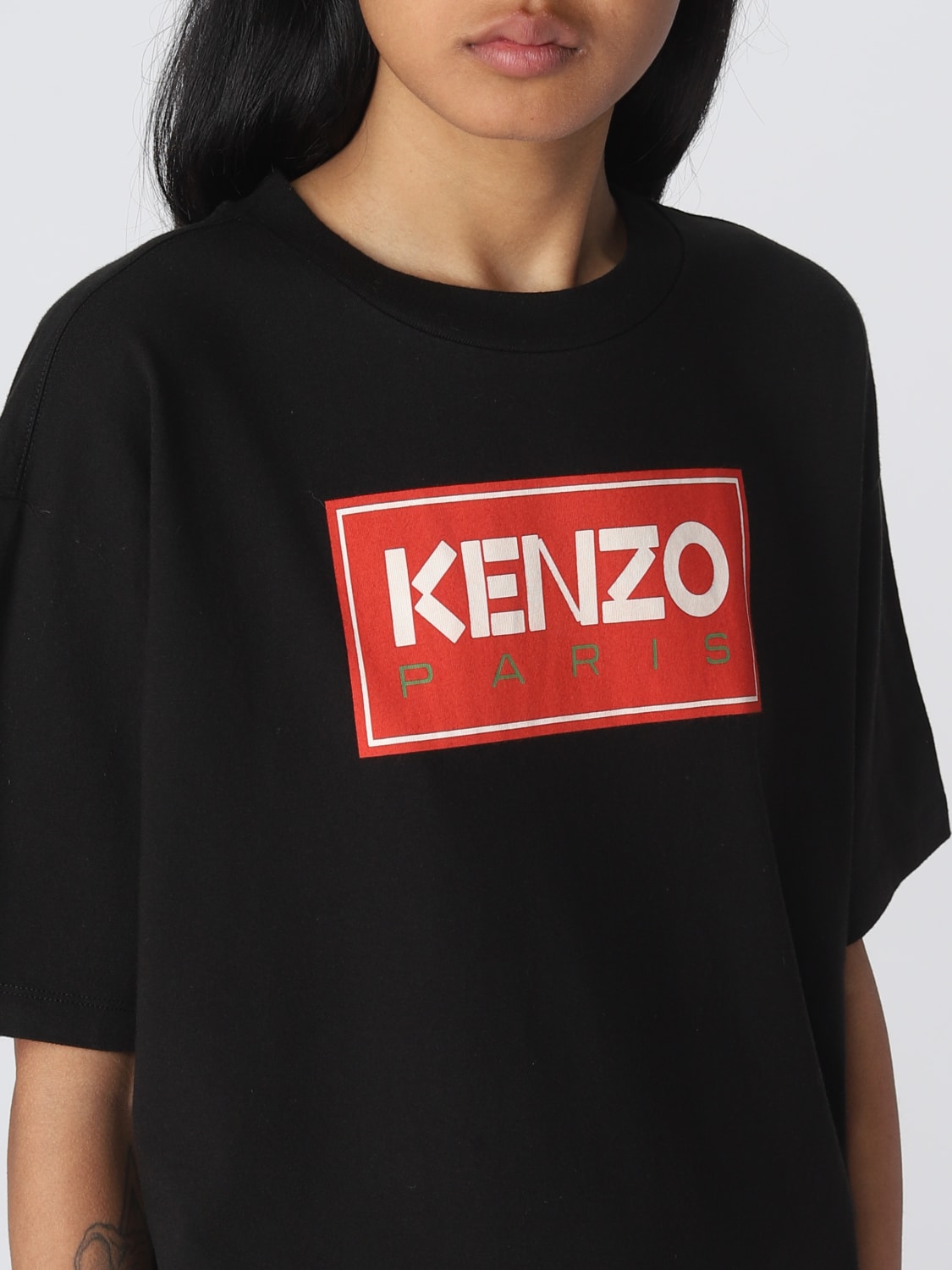 T-shirt Kenzo: T-shirt Kenzo in cotone nero 2