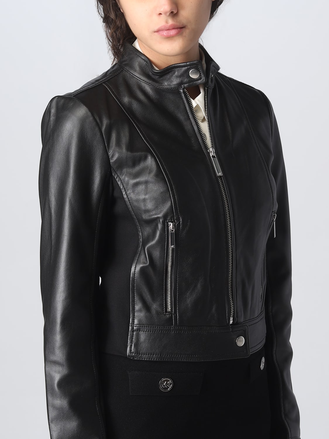 Telemacos stykke screech MICHAEL KORS: jacket for woman - Black | Michael Kors jacket MB92J0B8RK  online at GIGLIO.COM