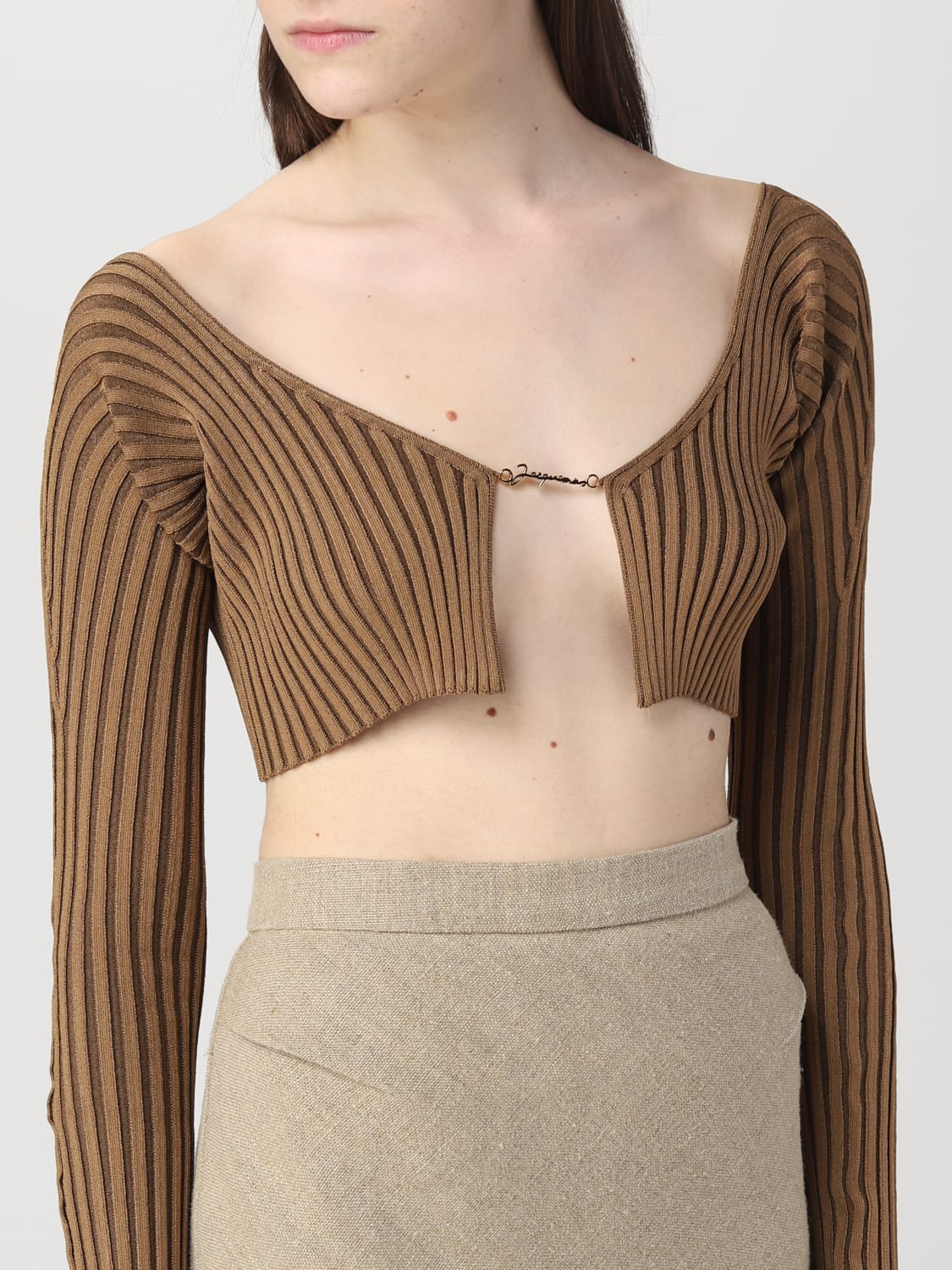 Jacquemus Outlet: cardigan for woman - Brown | Jacquemus cardigan