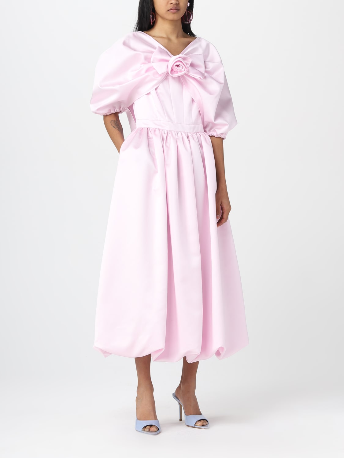 Cape Vivetta: Vivetta cape for woman pink 2